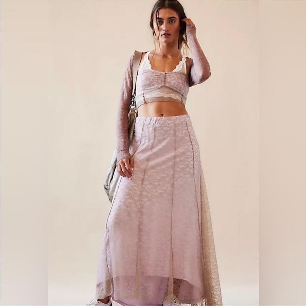 NWOT Free People  Shape of You Lace Set